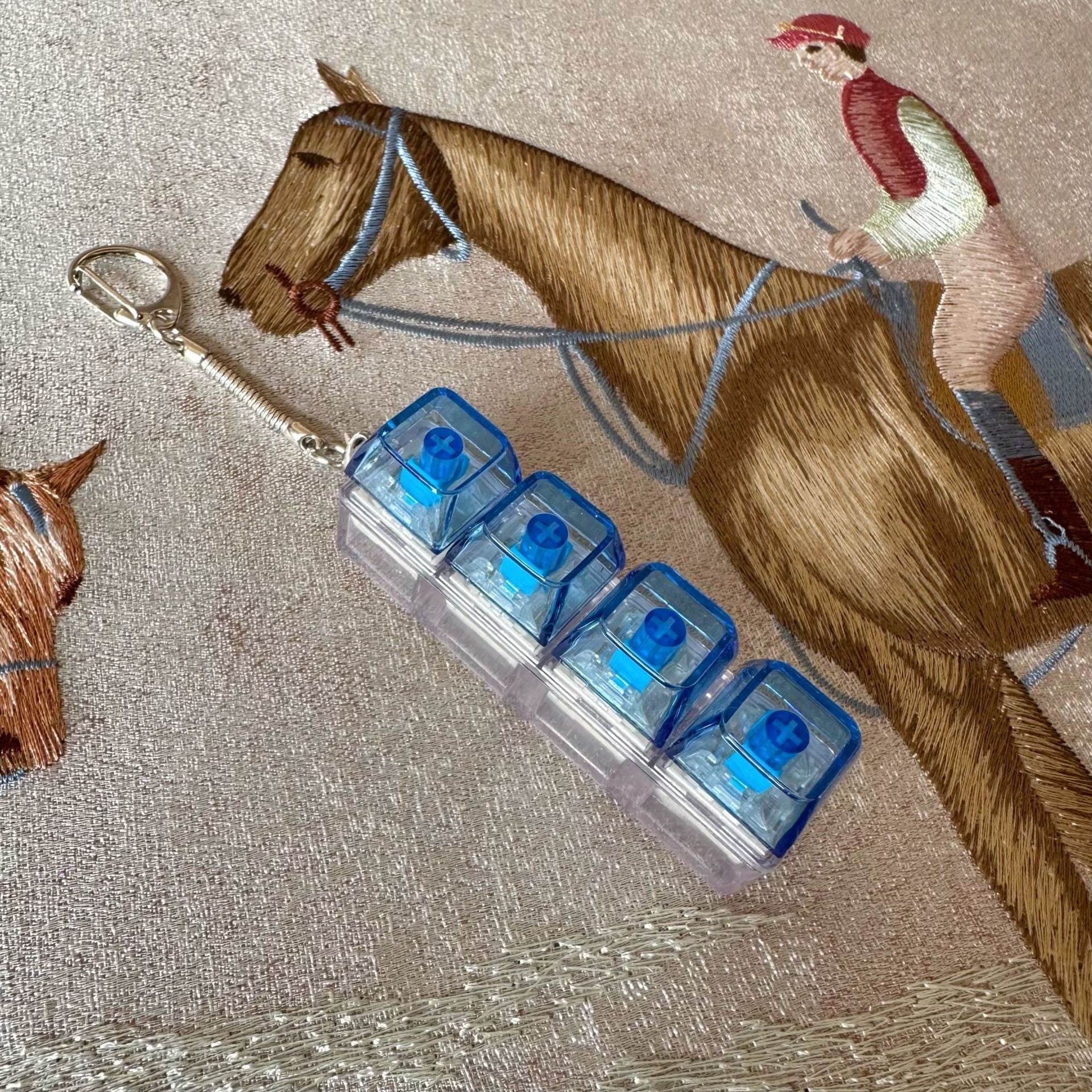 Keyboard Fidget Keychain