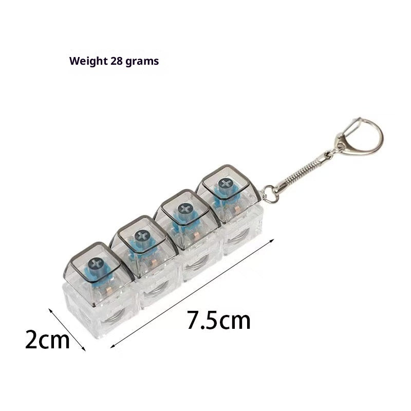 Keyboard Fidget Keychain