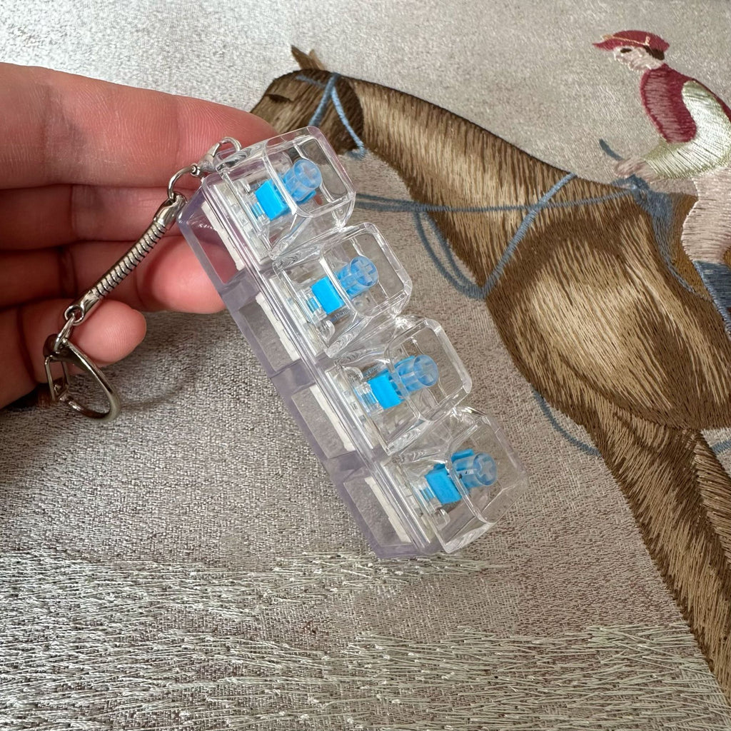 Keyboard Fidget Keychain