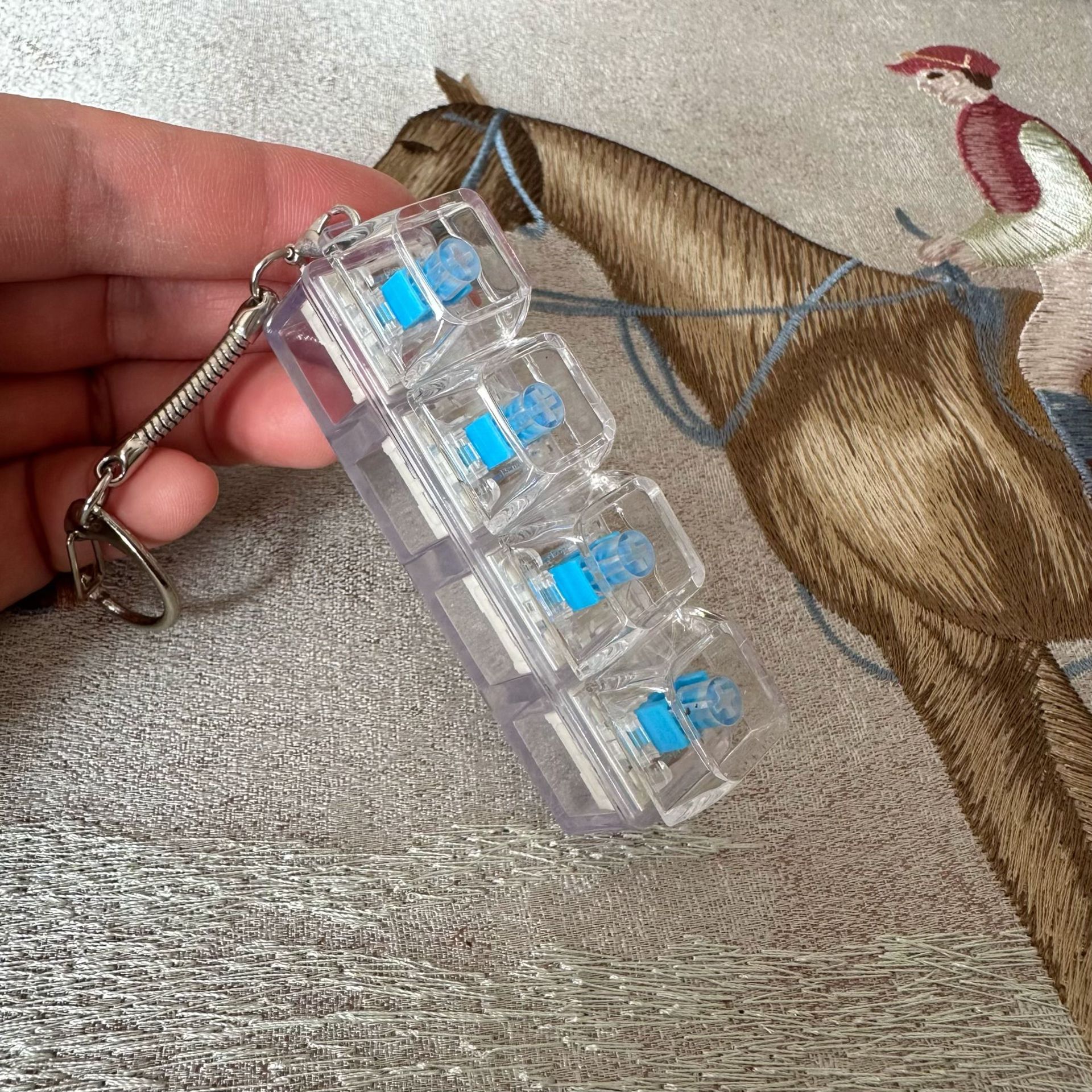 Keyboard Fidget Keychain